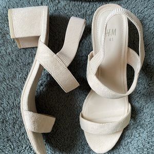 New Beige Kitten Heels